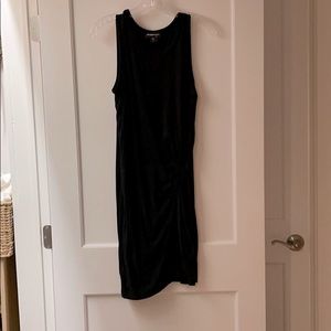 Fifteen twenty black asymmetric shift dress